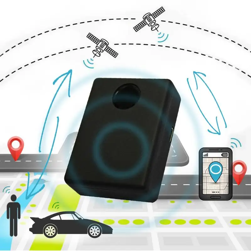 Автомобильный мини локатор N9 с GPS позиционированием голосовое управление