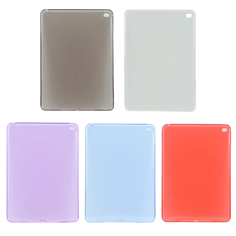 Силиконовый чехол для IPad 2 3 4 5 6 Air 1 Mini Прозрачный Мягкая задняя крышка из ТПУ