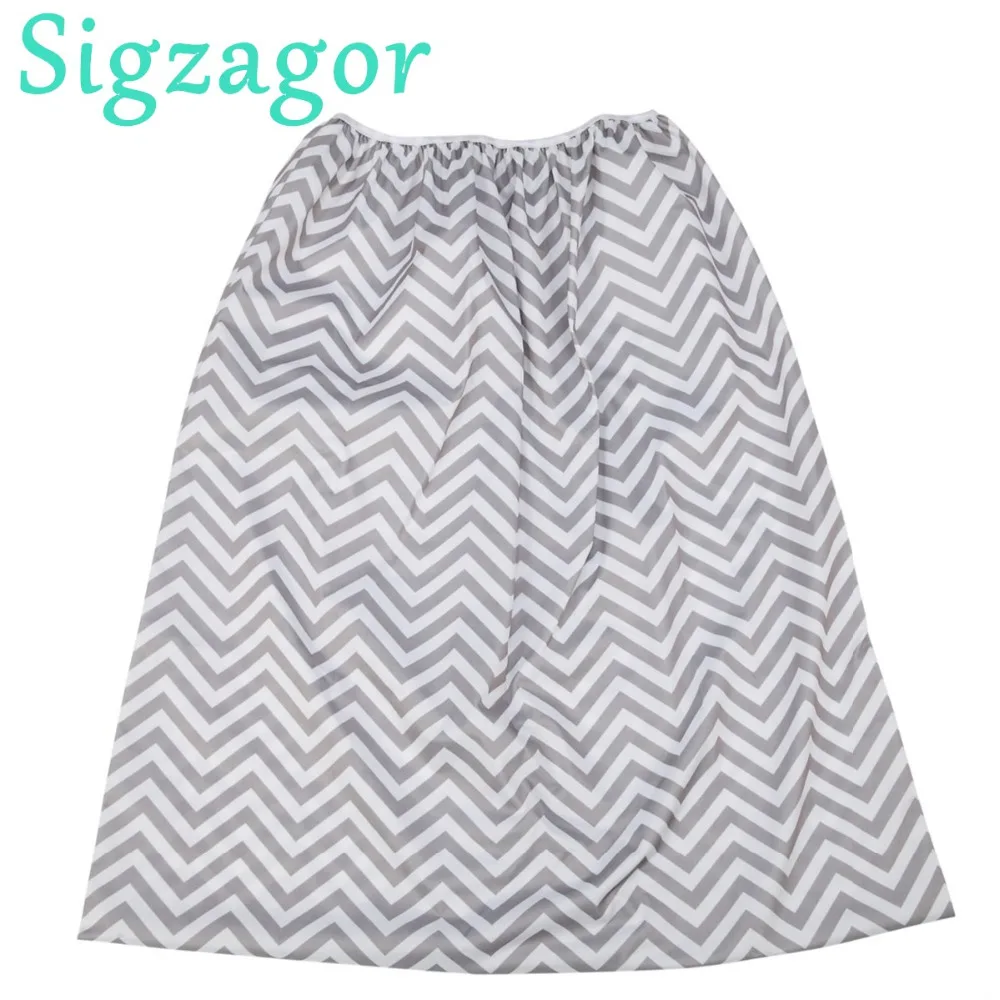 

[Sigzagor]Pail Liner for Cloth Diaper Nappy Insert PUL Large Wet Bag Elastic Washable Reusable 22 Choices 70cmx75cm