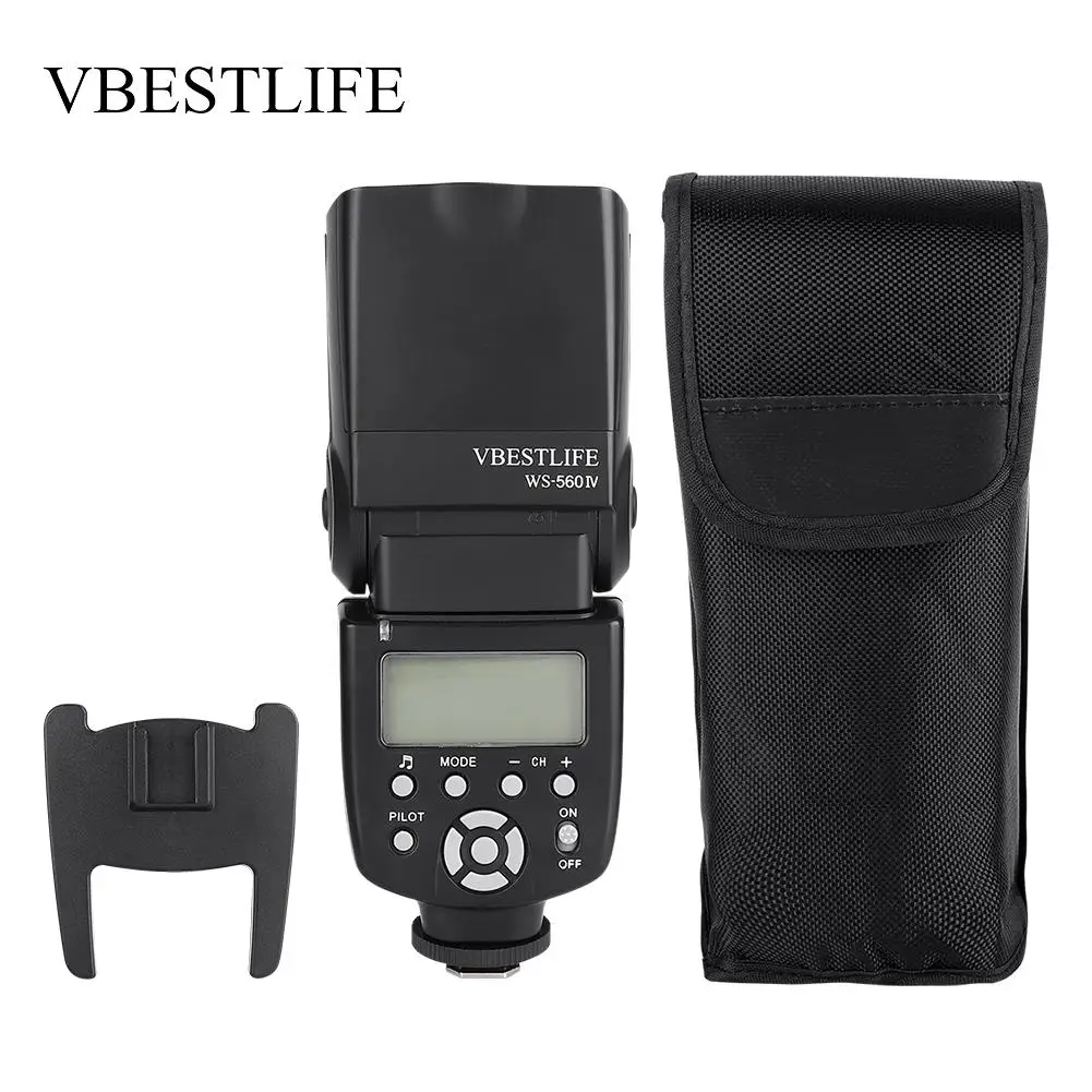 

VBESTLIFE WS-560IV Speedlite 2.4G Wireless Slave Flash GN50 for Canon Nikon Sony A7/ A7 II/ A7S Hot Sale