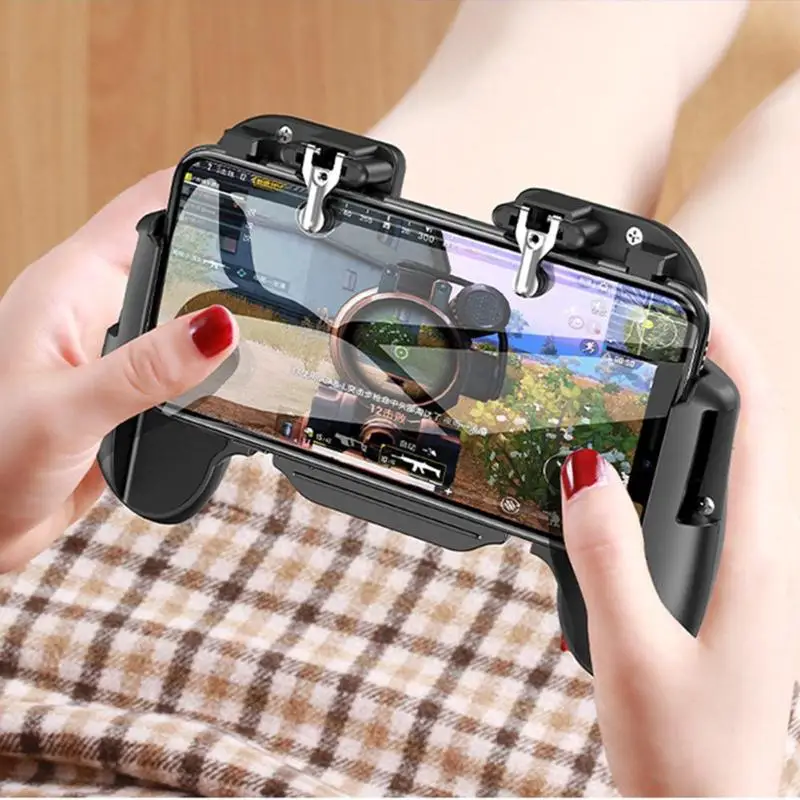 Cooler Cooling Fan Gamepad For Pubg Game Controller Hand Grip Smart Phone l1r1 Shooter Trigger Fire Button For iOS Android