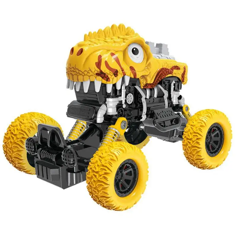 

Dinosaur Off-road Pullback Car Four-wheel Drive Dinosaur Model Car Toys DIY Dinosaur Toy Vehicles Gift for Kids