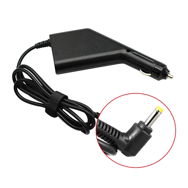 Portable Car Laptop Charger For Lenovo Circular Interface Laptop DC