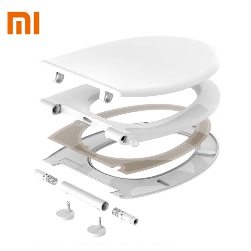 

Youpin Original Smart Whale Spout Heating Warm Electric Toilet Seat For Closestool NTC Temperature Control System Night Light