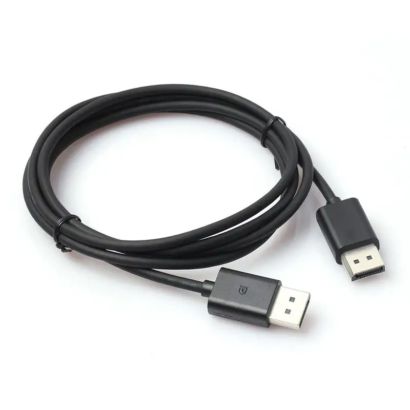 1.8 متر 6FT عرض ميناء موانئ دبي إلى موانئ دبي كابل الذكور إلى الذكور DisplayPort 1.2 الذهب مطلي فيديو كابلات البيانات ل مراقب العارض التلفزيونات العالي...