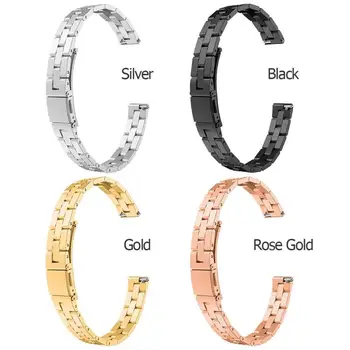 

Women Men Metal Watch Band Wrist Strap Bracelet Belt Replacement Wrist Bands Straps for Fitbit Inspire/Inspire HR Smart Bracelet