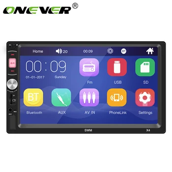 

X4 7 Inch Car Mp5 Player Bluetooth Steering Wheel Control Supporting Android 8.1 IOS Car Electronics Remote Controller Player