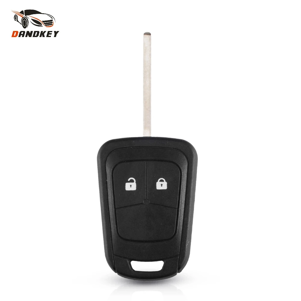

Dandkey For Chevrolet 2 Button Replacement Car Remote Key Shell Case Cover Blank For Chevrolet Aveo Opel Fob Uncut HU100 Blade