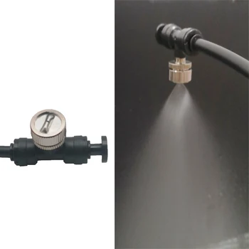

F285 High Pressure Mist Brass Nozzle Fan-shaped Fogger Nozzle Big Spray Angle 110-120degree Mist Nozzle UNC10-24