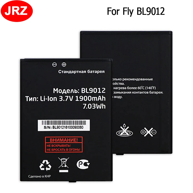 JRZ для Fly BL9012 FS508 Cirrus6 FS509 Nimbus 9 батарея телефона 1900mAh 3 7 V Высокое качество замена