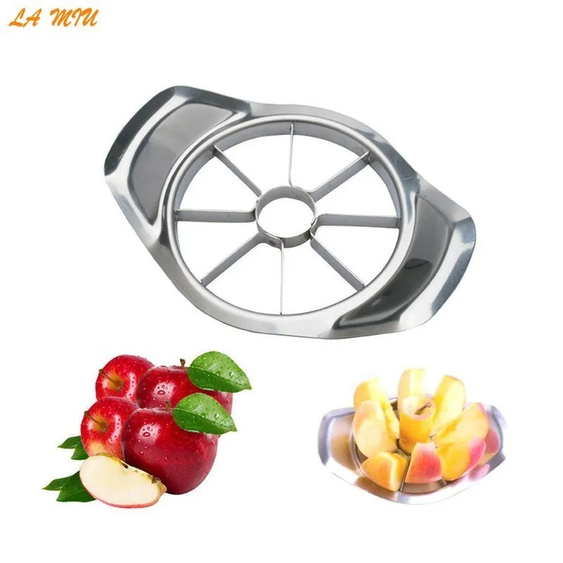 LA MIU Stainless Steel Vegetable Fruit Cutter Chopper Apple Multi Function Shape Peeler Slicer
