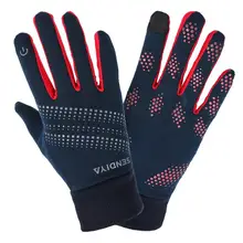 Светоотражающие теплые перчатки, ветрозащитные и водонепроницаемые велосипедные перчатки для бега, подходят для езды на велосипеде, снежные защитные перчатки