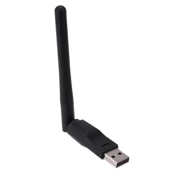 

2pcs Mini USB WiFi Adapter 150Mbps 2dBi Antenna WiFi Receiver Network Card