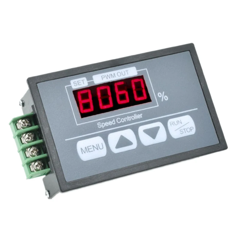 

New PWM Motor Speed Regulator Switch 6-60V DC Motor Speed Controller Digital Display Motor Drive Module Mayitr