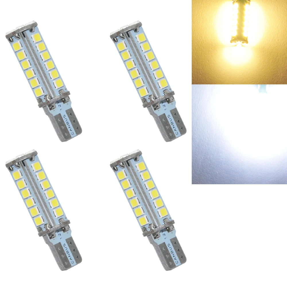 

4X T10 194 W5W 168 Canbus 28smd Car Light Error Bulbs DC 12V Wedge Lamp Parking Bulb Band Decoder Sign Trun Light
