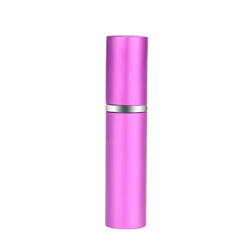 

5ml Mini Portable Perfume Spray Bottle Travel Refillable Perfume Atomizer Recipiente Containers (Purple)