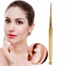 1 шт. модный медицинский гибкий Уход Массажер для ушей аурикулярная точечная зондовая ручка иглы Набор для акупунктуры ушные ватные тампоны