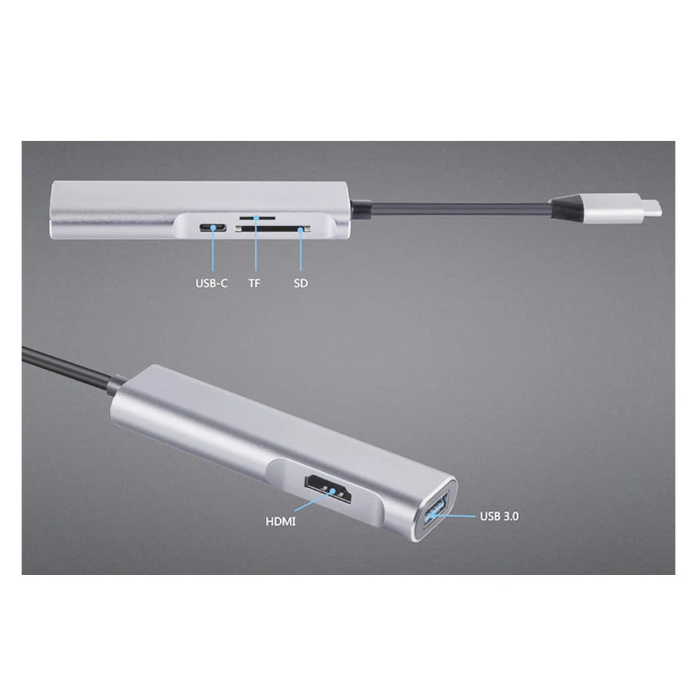  HUB USB tipo C a HDMI 4K USB 31 adaptador de rayo 3 estación Dex para convertidor MacBook pro
