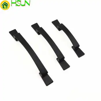 

3.78''5''6.3''drawer Pulls Handles Knobs Cabinet Door Handle Knob Wardrobe Handle Dumb Black Kitchen Hardware Handles Knob