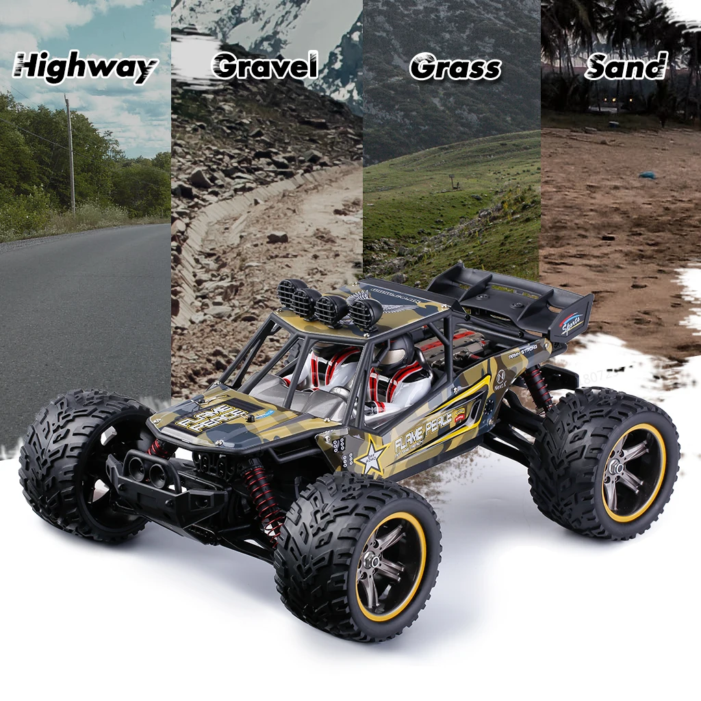 

GPTOYS S916 RC Car 26Mph Remote Control Truck 1/12 Scale 2.4 GHz 2WD Waterproof Off-road Monster Car-Best Gift for Kids Adults