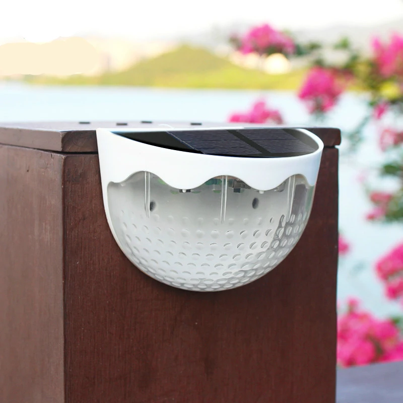 

DE.SOUL LED Solar Power Wall Light Outdoor Waterproof Energy Saving Street Garden Security Solar Lamp