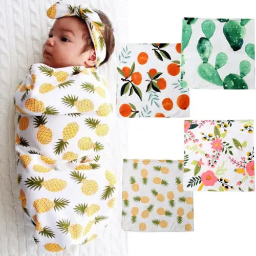 Органический хлопок пеленки с цветами муслин одеяло пеленание полотенца обертывание дети Новорожденные Девочки Мальчик Beding пеленать одеяло 0-3 м