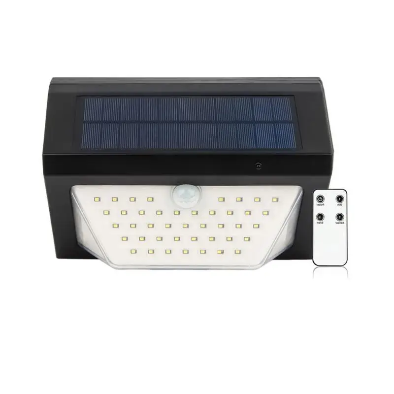 

80 LED Solar Light 3 Modes Rechargeable Wireless Remote Control Solar Light Alarm Lamps Solar Garden Wall Light Lamp