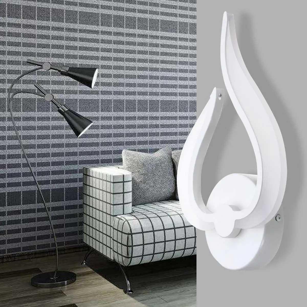 

Petal Lamp 9W 2835 Lights Bead Simple LED Wall Bedroom Bedside Lamp Modern Minimalist Aisle Porch Lights 85-265V