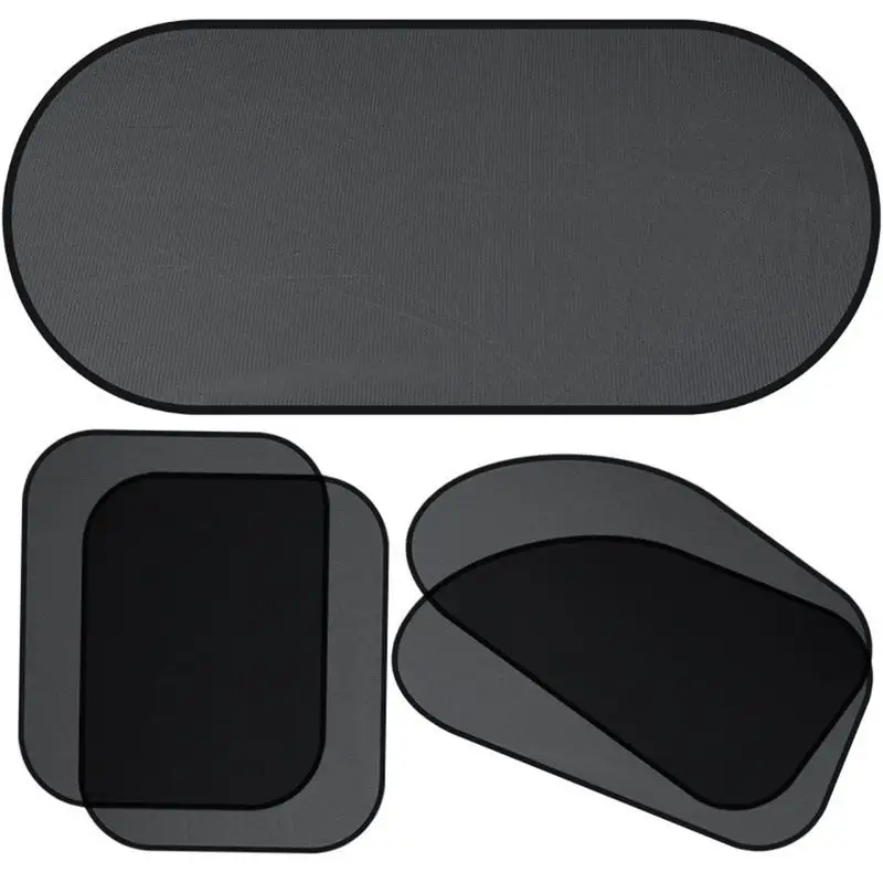 

5PCS Car Shade Curtain Magnetic Side Mesh Sun Block Heat Insulation Protection Window Block Shading Curtain Accessories