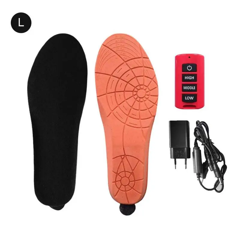 

Winter Smart Remote Control Heating Rechargeable Electronic Insole Warm Insole Heated with Remote for Winter Fishing Hiking