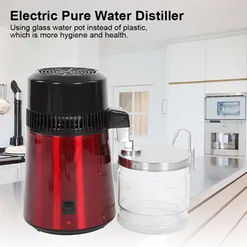 

Household 4L Water Distiller Distilled Water Machine Distillation Purifier Filter Stainless Steel Laboratory Water Filter