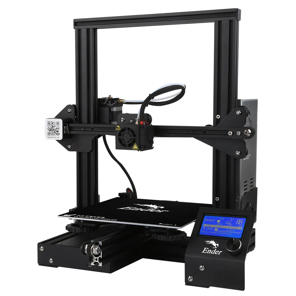 Creality Ender-3 настольный 3d принтер набор Prusa I3 DIY принтер 220x220x250 мм MK8 экструдер 1,75 мм 0,4 мм Насадка для печати