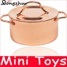 Dongzhur мини сковорода сплав кукольная Кухня Аксессуары миниатюры для кукольного домика 1:12 аксессуары кухонная утварь миниатюрная WWP4357