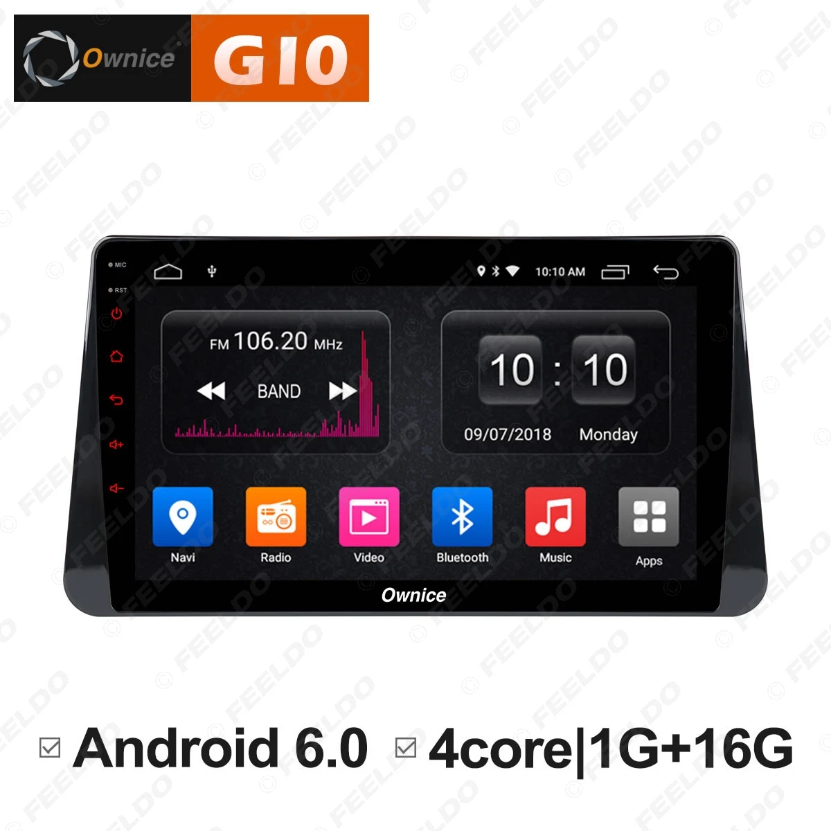 Top LEEWA 10.1 " 2.5D Nano IPS Screen Android 8.1 Octa Core/DDR3 2G/32G/4G LTE Car Media Player For Nissan Kicks 2016-2018 5