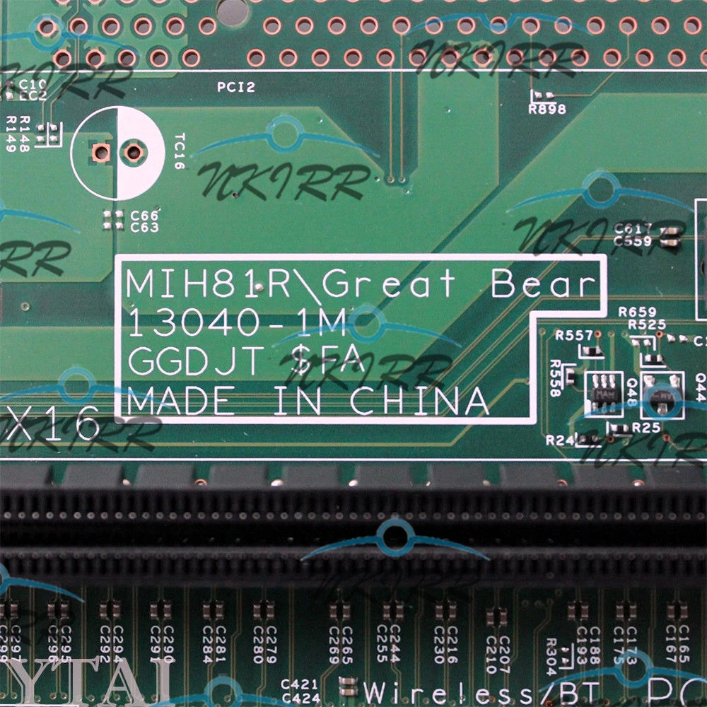 Рабочая MIH81R \ Большой Медведицы 13040-1M 88DT1 GGDJT T1D10 материнская плата для Dell INSPIRON 3847 3000 3647 MT Vostro 3800 3900