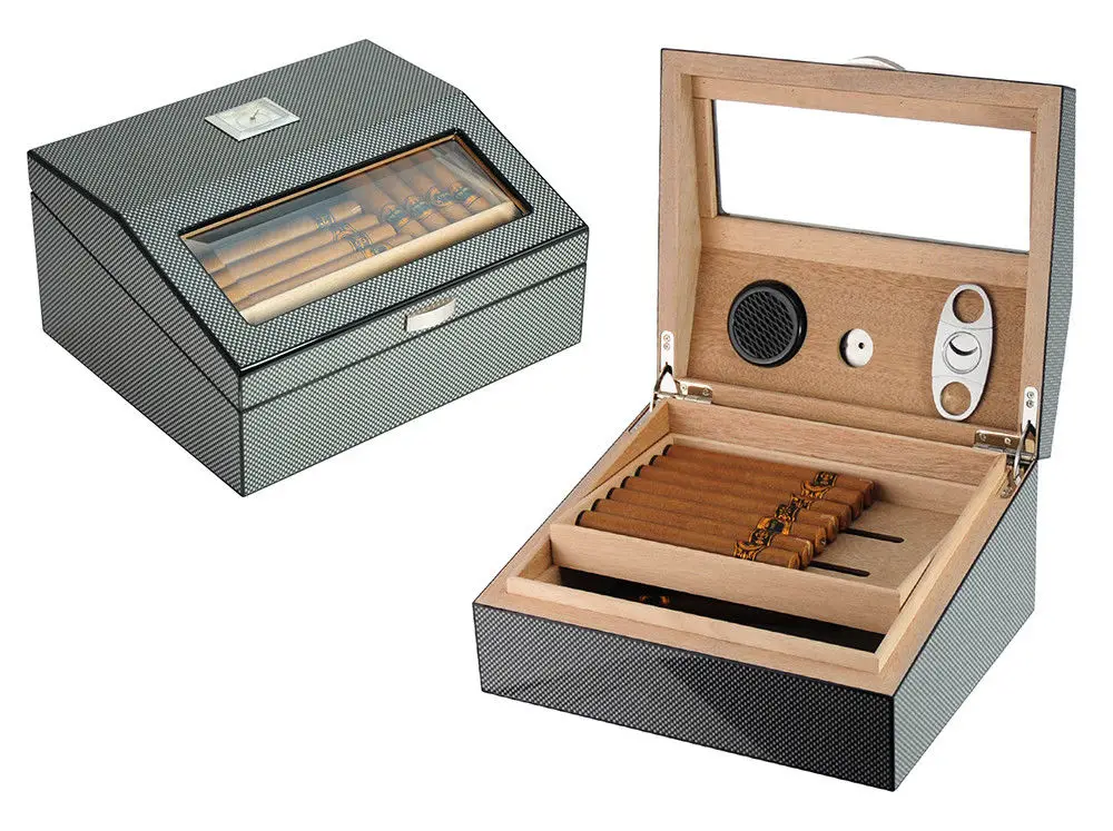 50+ Count Cigars Cabinet Mahogany Humidifier Humidor Storage Box Outdoor Travel Cigar Cases Boxes Holder Kit Smoking Accessories 50+ Count Cigars Cabinet Mahogany Humidifier Humidor Storage Box Outdoor Travel Cigar Cases Boxes Holder Kit Smoking Accessories