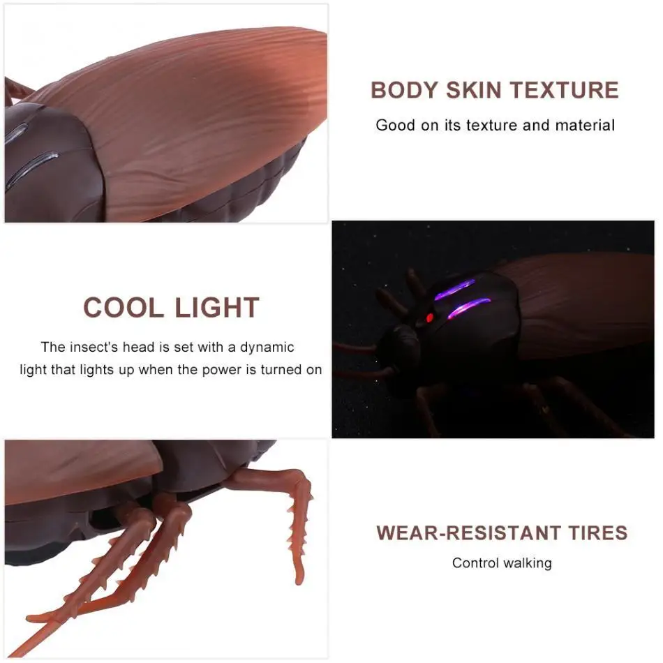Kids Toys Funny RC Infrared Ants / Cockroaches / Spiders Remote Control Mock Fake Animal Trick RC Toy Kids Gift Kids Toys Funny RC Infrared Ants / Cockroaches / Spiders Remote Control Mock Fake Animal Trick RC Toy Kids Gift