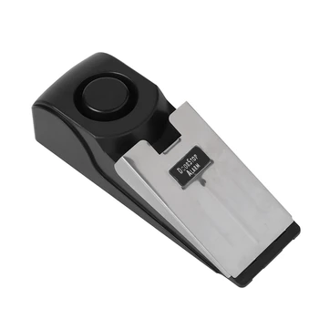 

Stainless steel Door Stop Alert alarm 120db Portable Shaped Wireless stop Alarm Home Travel Security System Alert Burglar
