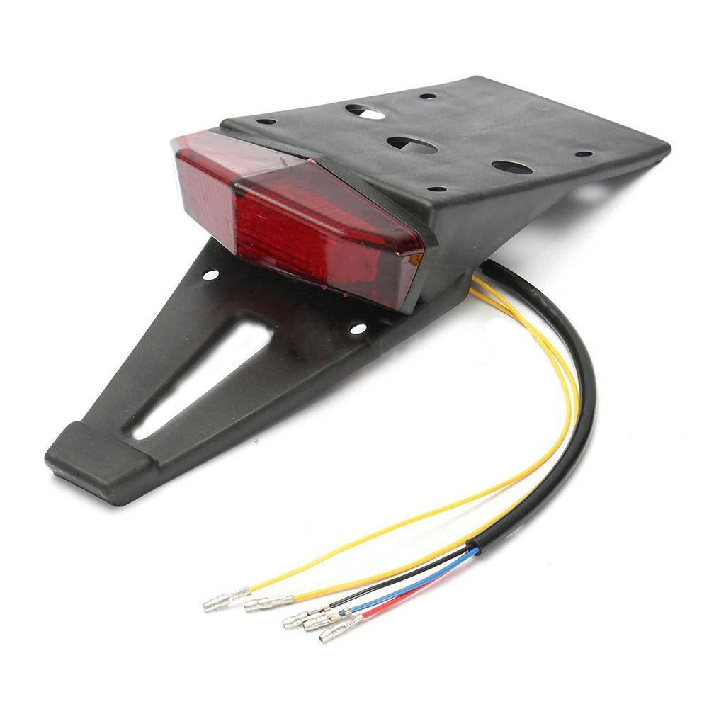 

WHYY-Motorcycle Dirt Bike LED Fender Tail Rear Brake License Plate Light