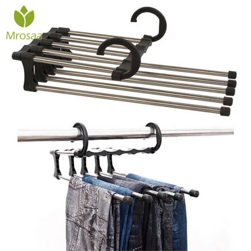 

Hot MultiFunctional Clothes Hangers Pants Storage Hangers Cloth Rack Multilayer Drying Rack Organization Wardrobe Storage Hanger