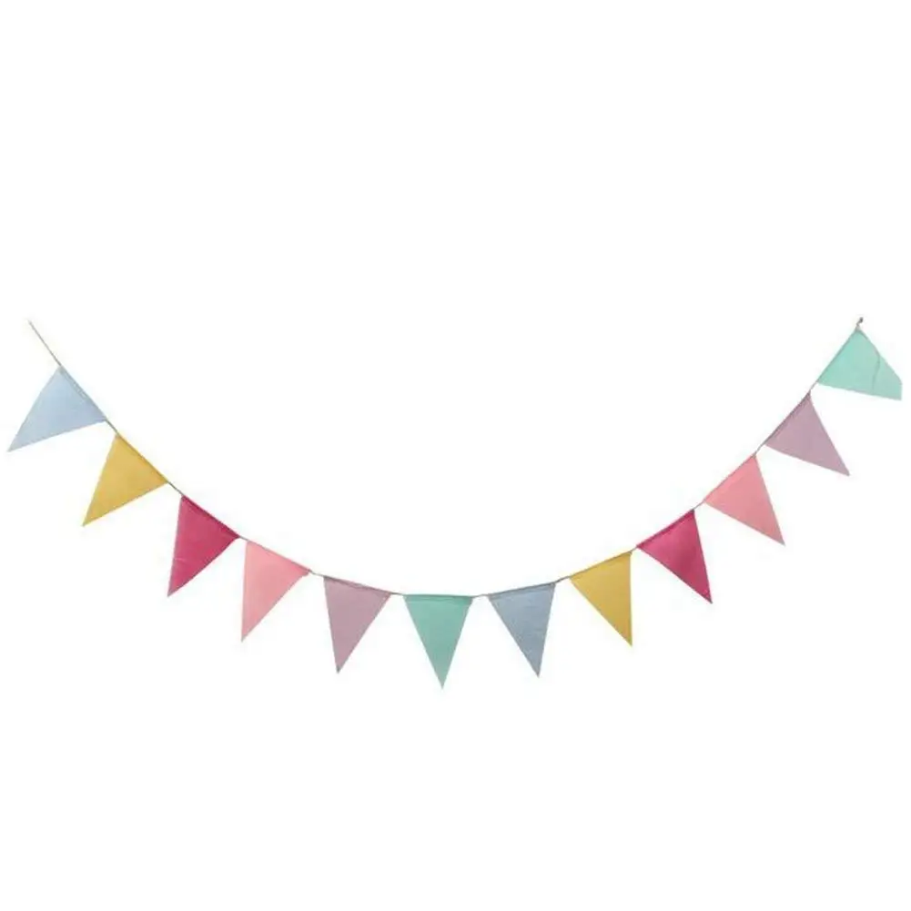 

Garland Triple-cornered flag chain Triple-cornered chain is 4mx12.5cm x 17cm colorful