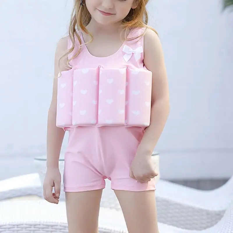 

Children's Buoyancy Swimsuit Baby Boys Girls' Rash Guard Swimsuit Sunsuit 1 Piece Learning To Swim