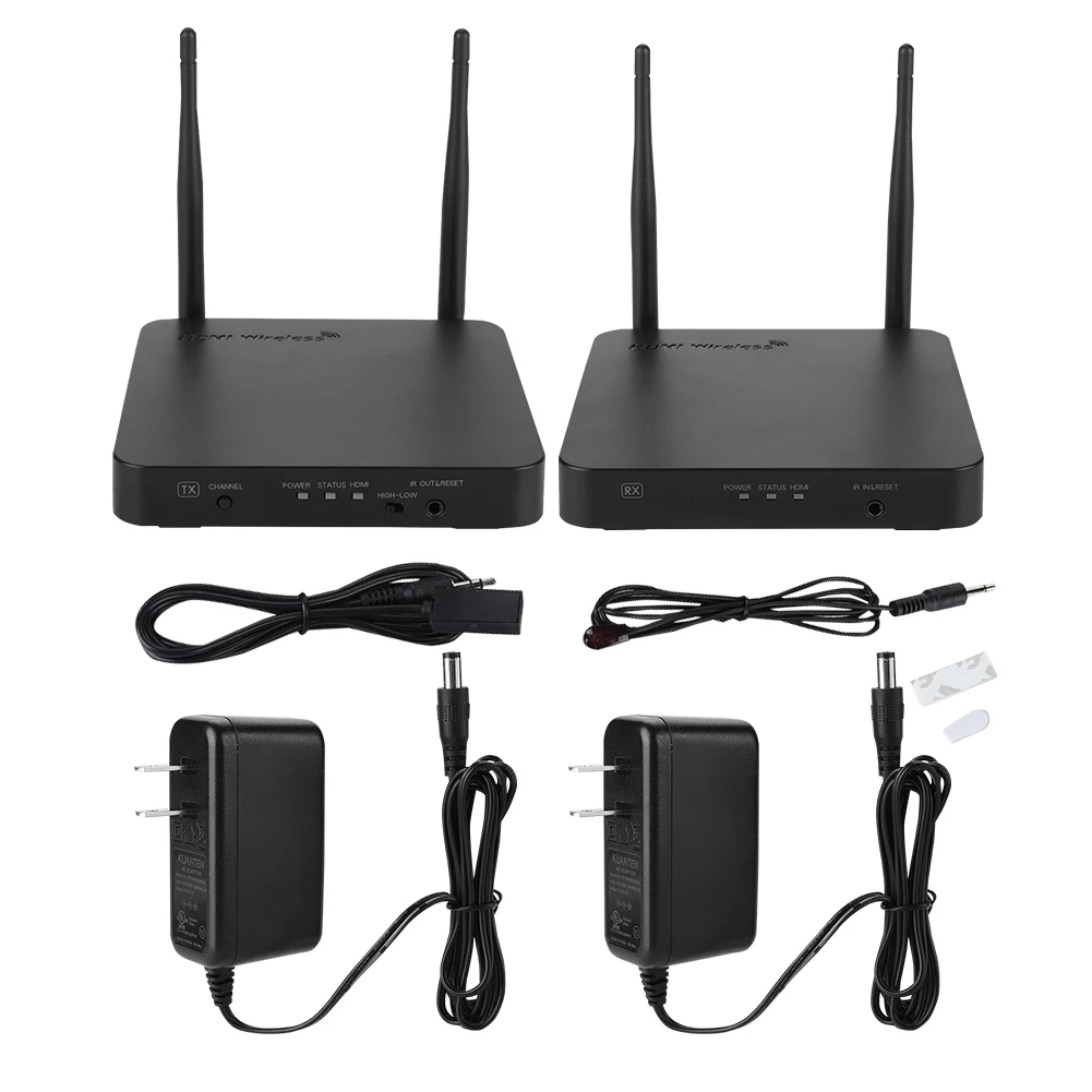 Новый 5G ISM Band 200M беспроводной передатчик передачи сигнала HDMI удлинитель +