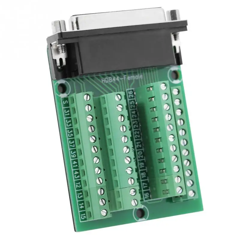 

DB44 DB44-M2-Mini Female Connector Terminal Breakout PCB Borad