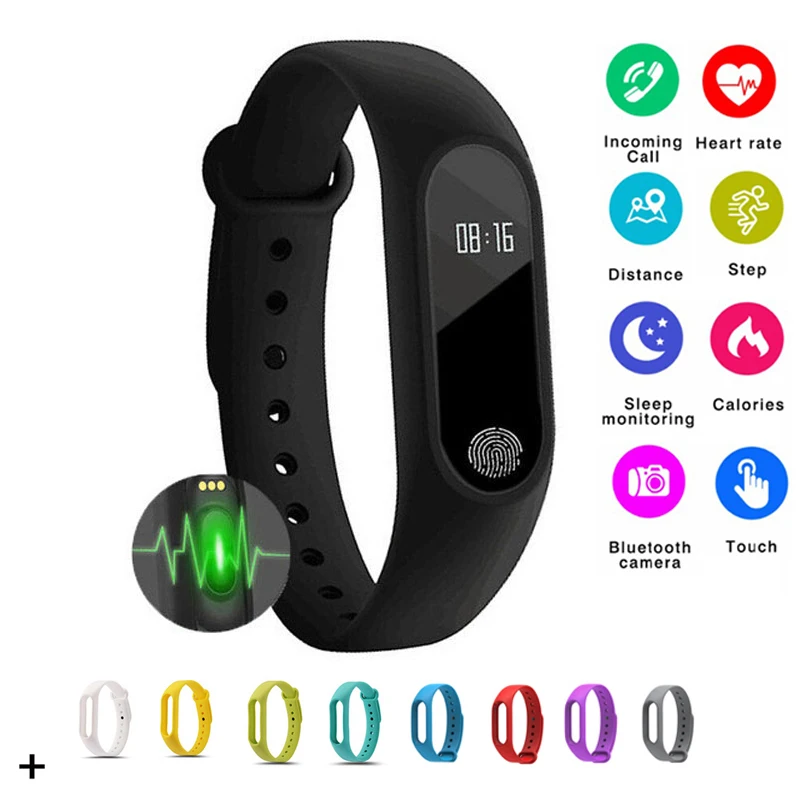 m2 smart bracelet heart rate monitor smart band sleep monitor fitness tracker