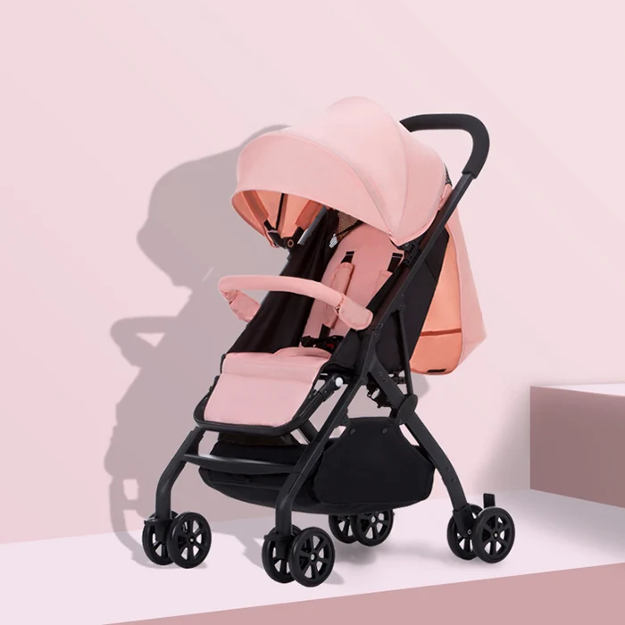 

Wisesonle Multi-Functional Four Wheels Baby Stroller Aluminum Alloy One-Hand Folding Waterproof Baby Cart For 0-3 Years Old Baby