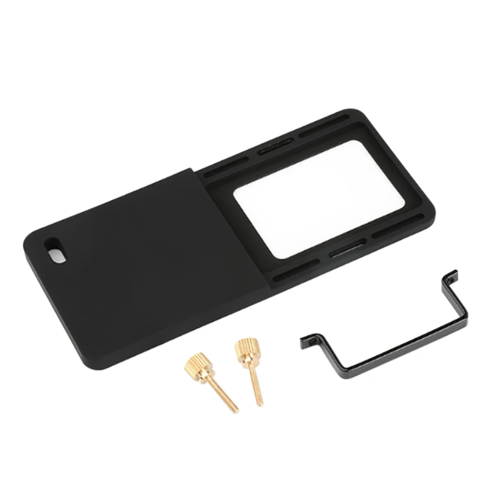 Smartphone Handheld Gimbal Stabilizer Switch Mounting Plate Action Camera Mounting Adapter for GoProHero 3456 Black
