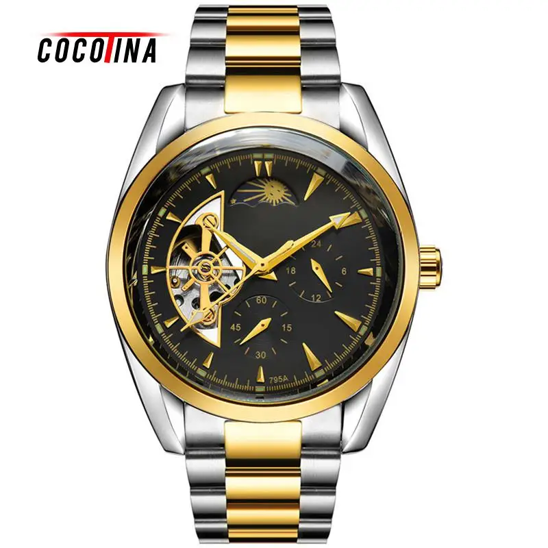 

COCOTINA Luxury Brand Automatic Mechanical Watch Men Business Wristwatches Watches Men Clock LSB01369