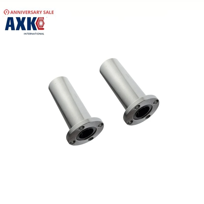 

2018 Special Offer Sale Axk Lmf10uu Lmf10 10mm Round Flange Linear Ball Bearing Bushing For Shaft Guide Rail Rod Cnc Parts
