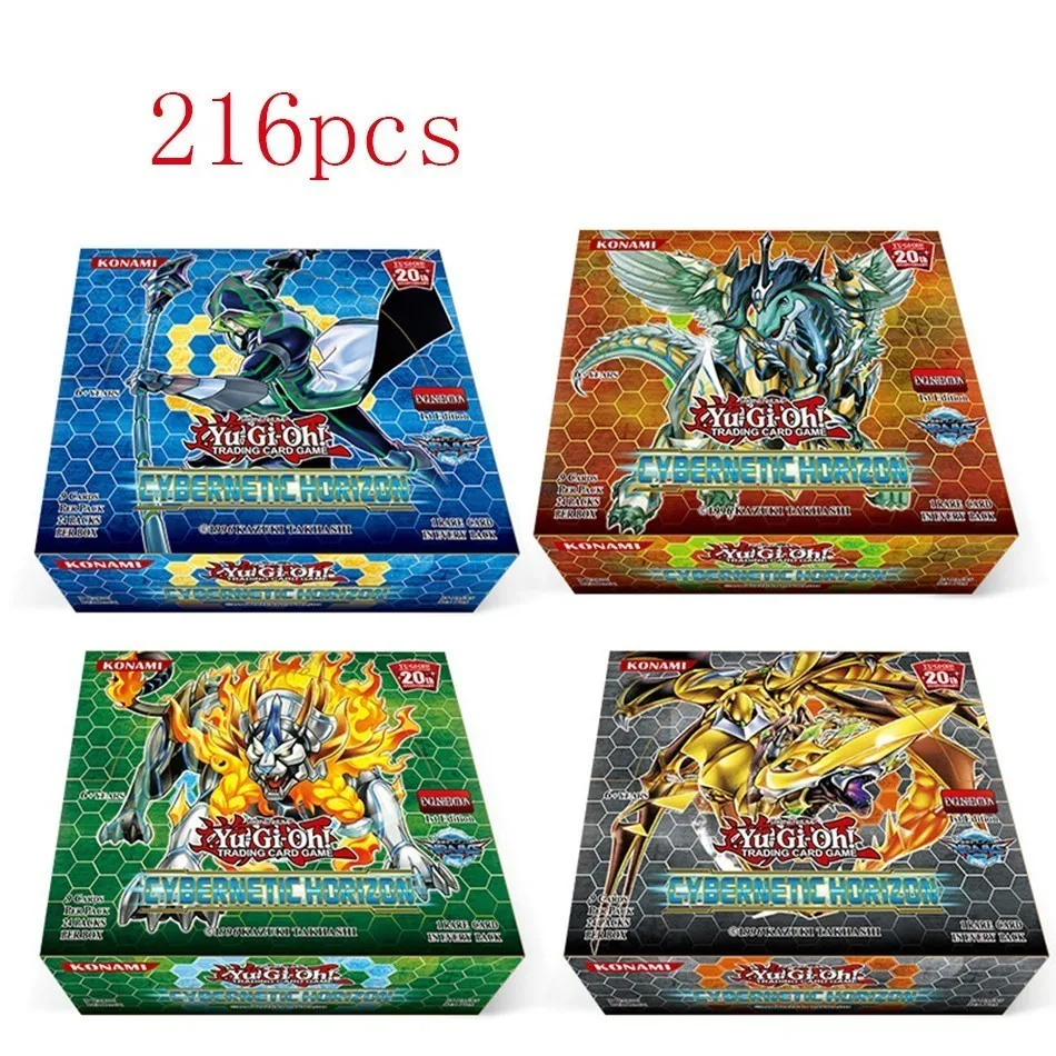 Yu Gi Oh 216 Pcs Set With Box YuGiOh Anime Game Collection Cards Kids Boys Toys For Children